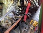 Engine with Air Compressor