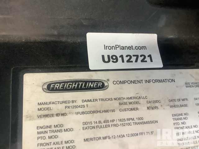 CAMIóN 2017 FREIGHTLINER