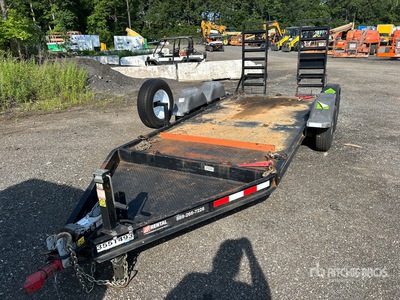 2018 MMDI 614SLTD 14 ft T/A Equipment Trailer