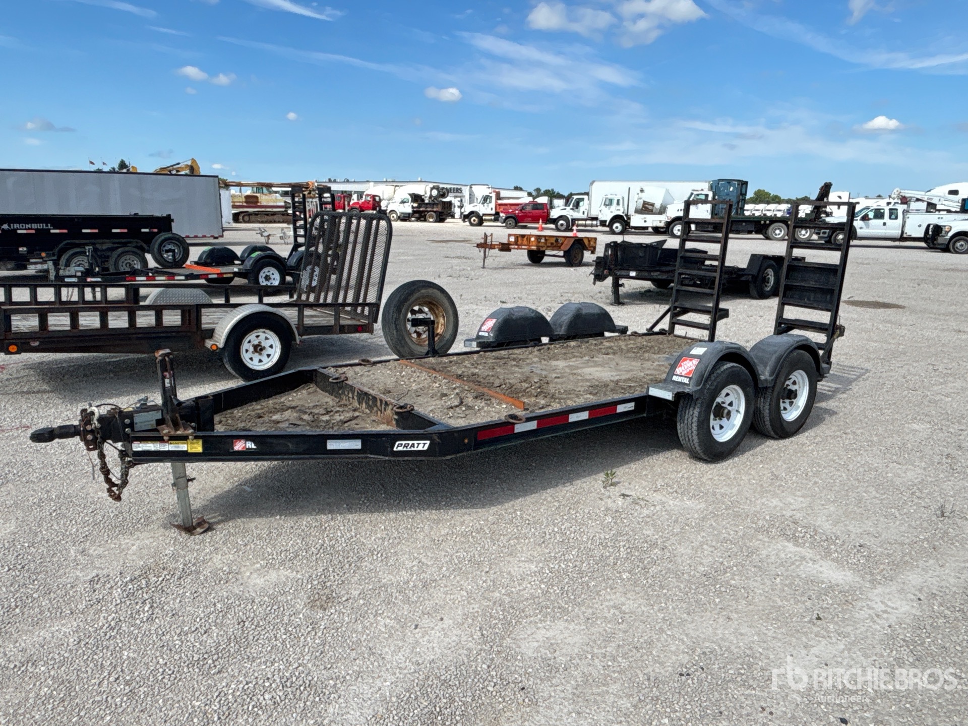 2019 Pratt CP0614 18 ft T/A Equipment Trailer
