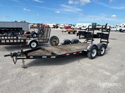 2019 Pratt CP0614 18 ft T/A Equipment Trailer