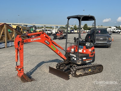 2018 Kubota U17VR1 Mini Excavator