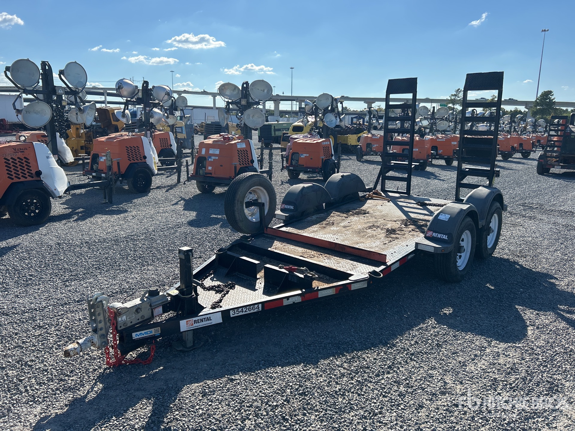 2020 MMDI 510RCMPH 10 ft T/A Equipment Trailer