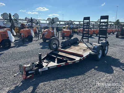 2020 MMDI 510RCMPH 10 ft T/A Remolque Portamaquinaria