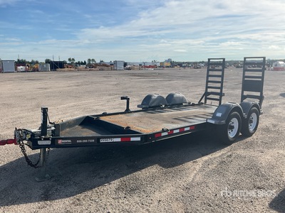 2018 MMDI 19 ft T/A Equipment Trailer