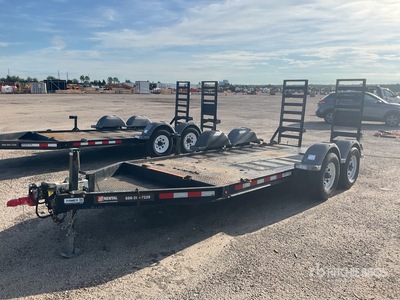 2019 MMDI 19 ft T/A Remolque Portamaquinaria