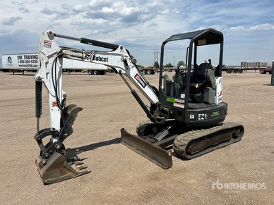 2018 Bobcat E26 Mini pelle hydraulique