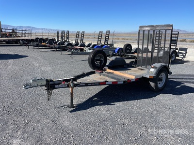 2018 MMDI 47RVX10 7 ft S/A Utility Trailer