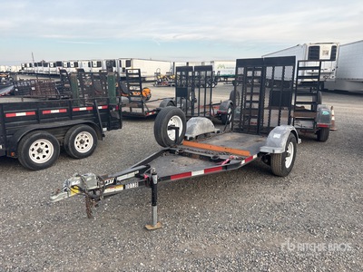 2018 Pratt CP0407 7 ft Remolque Portamaquinaria