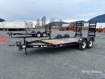 2019 Miska 6X14UT 14 ft T/A Remolque Portamaquinaria