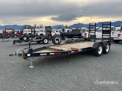 2018 Miska 6X14UT 14 ft T/A Remolque Portamaquinaria