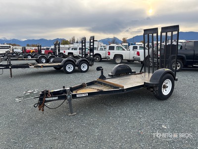 2018 Miska 4X7UT 7 ft S/A Equipment Trailer