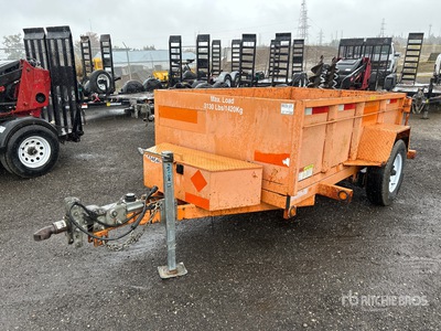 2018 Miska MD Dump 58 8 ft S/A Remolque Bañera Ligero