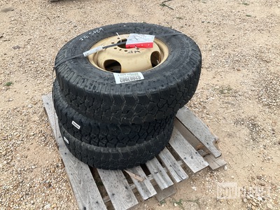 (3) Goodyear LT235/85R16 Tires w/Wheels