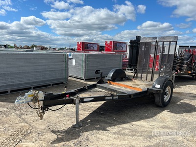 2018 Miska 4X7UT 7 ft S/A Equipment Trailer