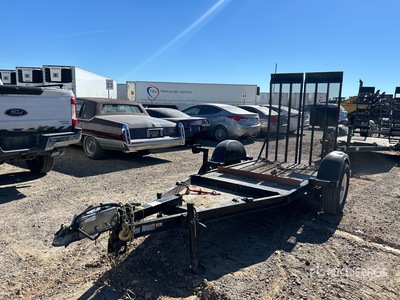 2018 Miska 4X7UT 7 ft S/A Rimorchio per attrezzatura
