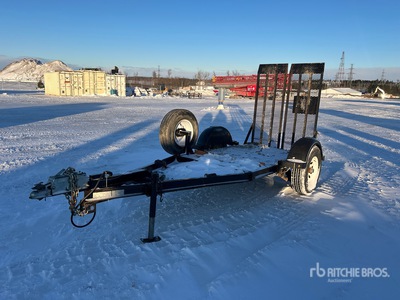 2018 Miska 4X7UT 7 ft S/A Remolque Portamaquinaria