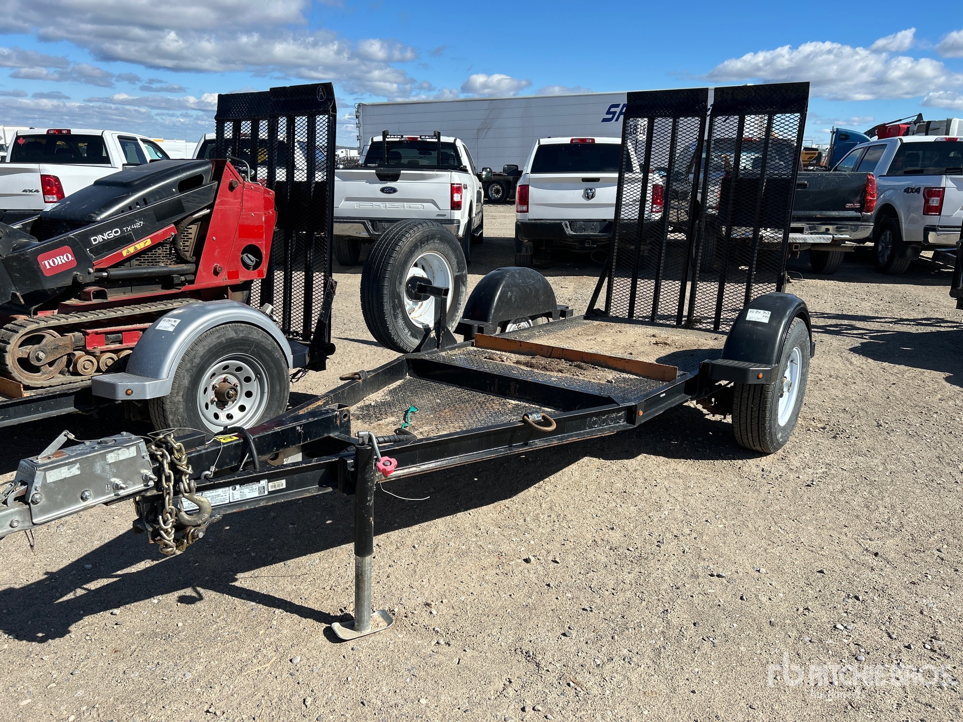 2018 Miska 4X7UT 7 ft S/A Remorque pour équipement