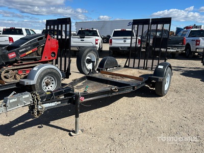 2018 Miska 4X7UT 7 ft S/A Equipment Trailer