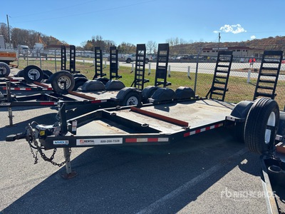 2021 MMDI 614SLTD 14 ft T/A Equipment Trailer