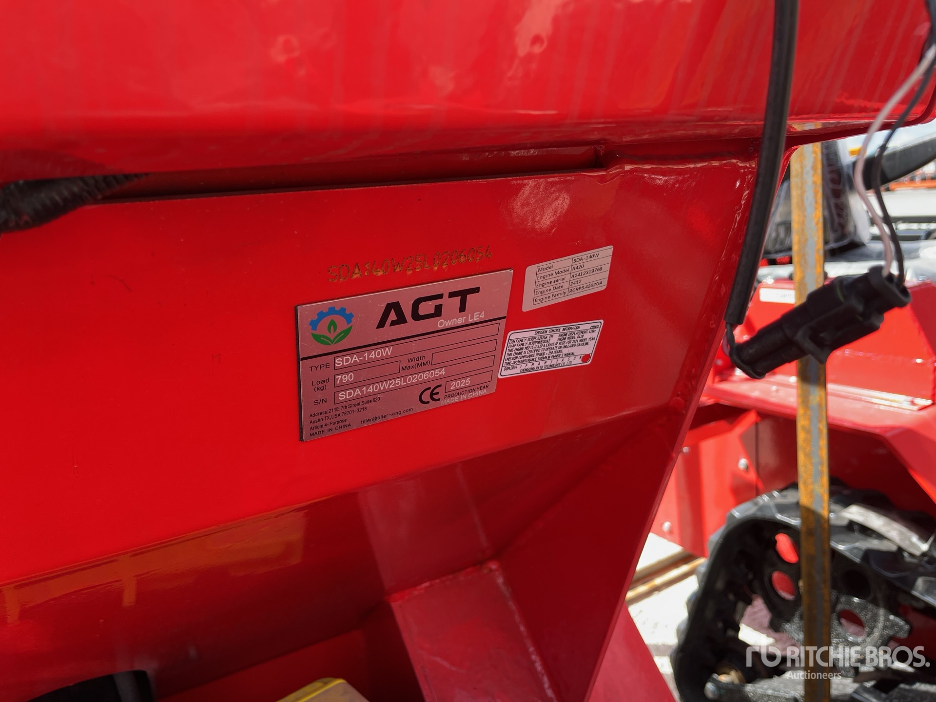 2025 AGT SDA140W Wheel Loader (Unused)