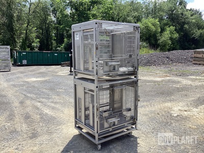 Lab Products 2-Unit Animal Cage Enclosure