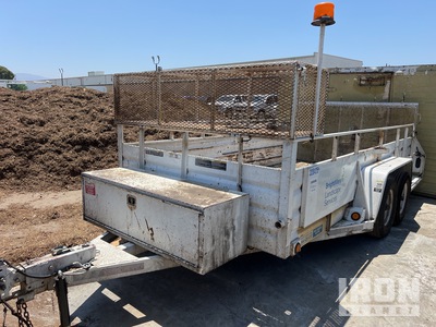 2015 Marksman 14 ft T/A Landscape Trailer