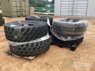 (6) Michelin 16.00R20 Tires
