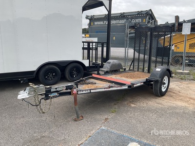 2017 MMDI 3280 lb 7 ft S/A Equipment Trailer