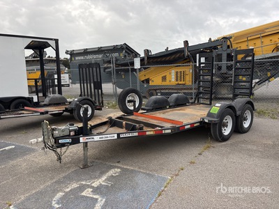 2021 MMDI 10 ft T/A Equipment Trailer