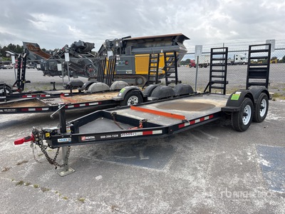 2019 MMDI 614SLTD 7376 lb 18 ft T/A Equipment Trailer