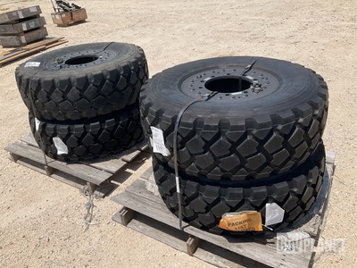(4) Michelin 365/80R20 Tires w/Wheels