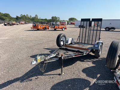 2018 Pratt CP0407 7 ft S/A Rimorchio per attrezzatura