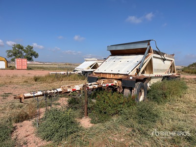 2006 Ranco 12 ft T/A Spread Axle Turntable Pup strooi aanhangwagen