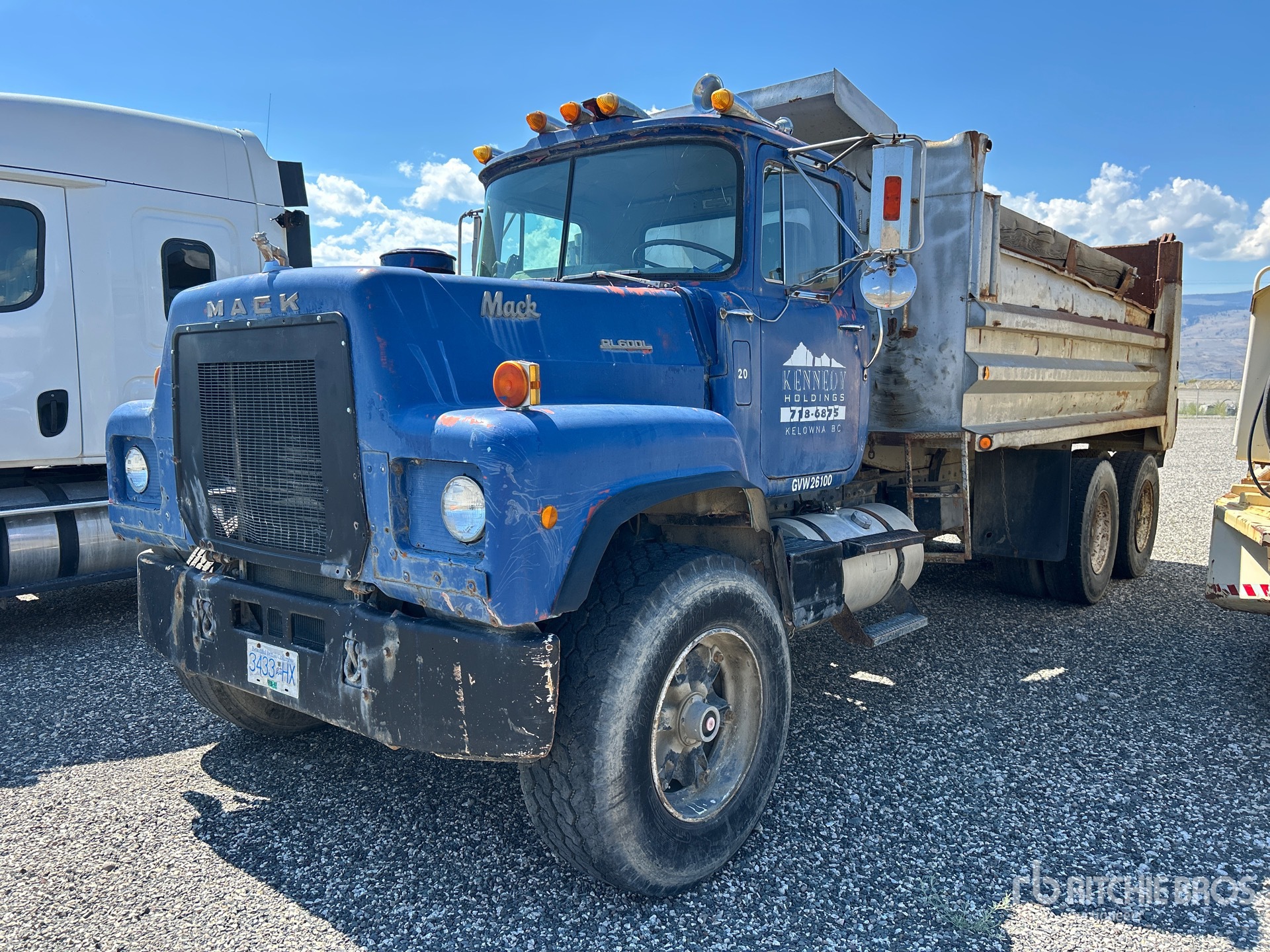 1978 Mack RL686LS 6x4 3-Achs Kipper-Lkw