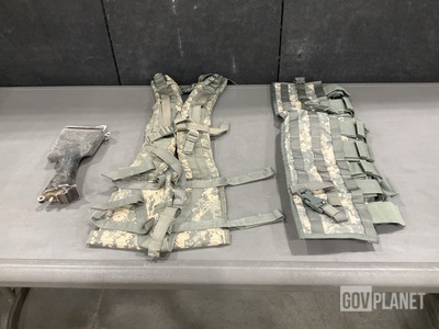 (32) Individual Equipment, (13) Assault Panels, (20) Belts & Assorted Items