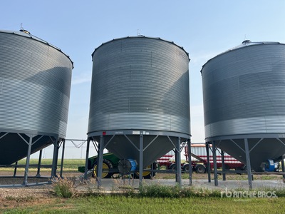 Westeel 1906 +/- 4500 bu 6 Ring Hopper Graan bak