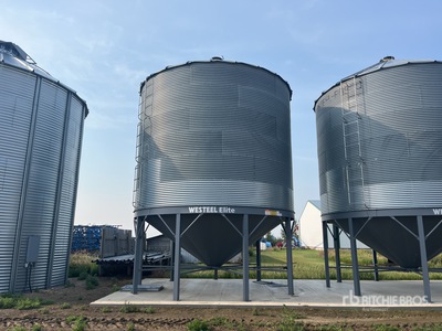 Westeel 1906 +/- 4500 bu 6 Ring Hopper Graan bak