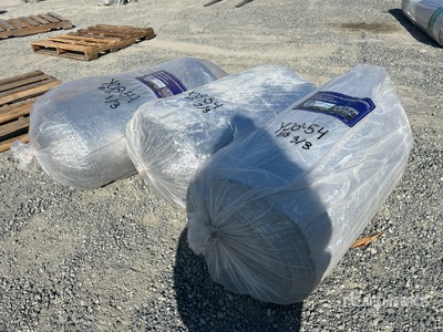 Quantity of (3) 3.3 ft x 164 ft Bubble Aluminum Foil Reflective Insulation (Unused)