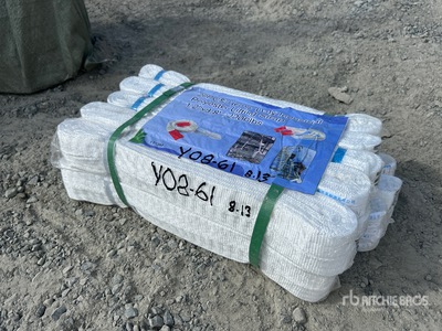Quantity of (20) 1.2 in x 9.8 ft 2200 lb Heavy Duty Industrial Polyester Lifting Strap (Unused)