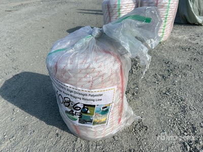 328 Ft Of 5/8 in Diameter High Strength Polyester Arborist Outdoor Rope Rigging Hoisting Line Varios otros (Unused)