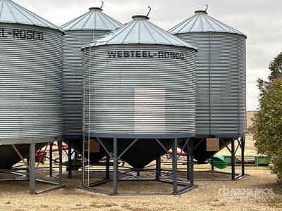 Westeel Rosco +/- 1850 bu 4 Ring Hopper Grain Bin