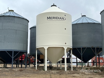 Meridian +/- 2000 bu Smooth Wall Hopper Grain Bin