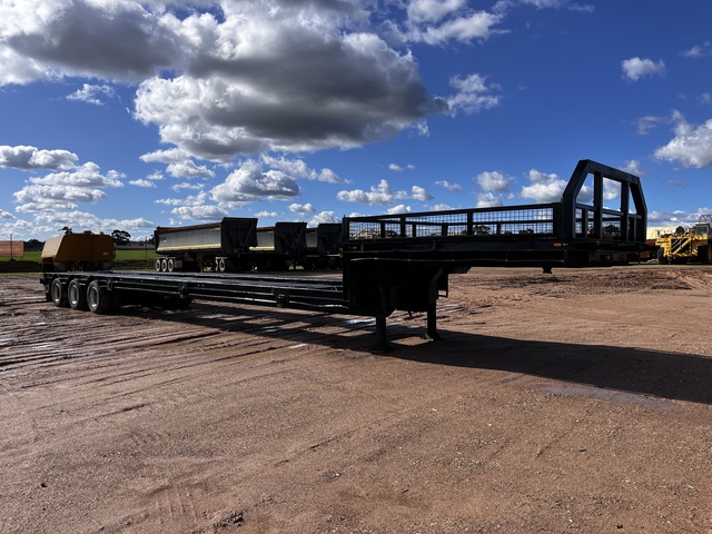 1958 Custom Built 15.4 m Tri/A House Float Step Deck Trailer