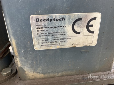2018 Beedytech Ericius 3000 Hydraulic rotor drive