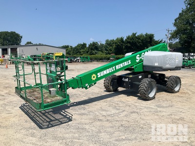 2018 Genie S-60X 4WD Diesel Telescopic Boom Lift