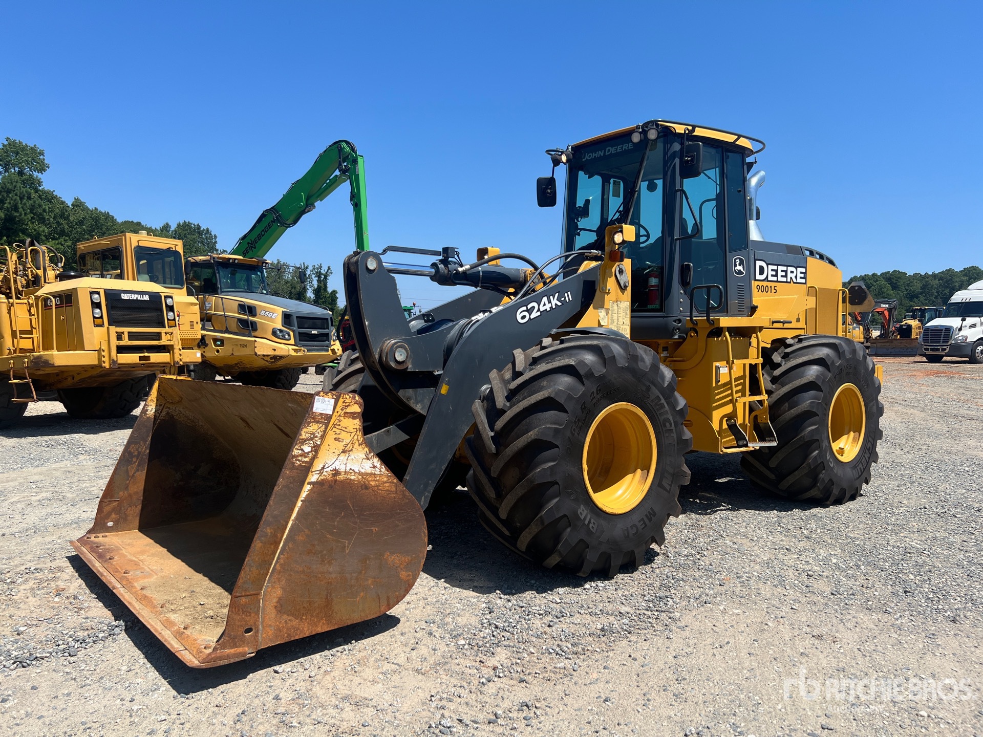 2019 John Deere 624K-II Pala gommata