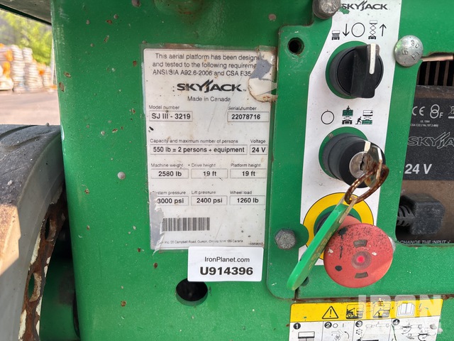 ELEVADOR TIJERA 2015 SKYJACK SJIII3219