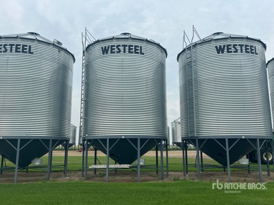 Westeel +/- 4900 bu 5 Ring Hopper Grain Bin