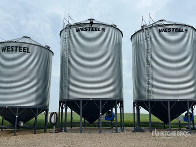 Westeel +/- 7500 bu 6 Ring Hopper Trémie à grains